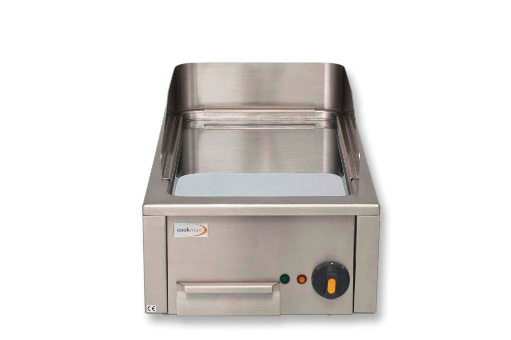 Elektro-Bratplatte glatt verchromt 1 Heizzone 400 x 600 x 200 mm