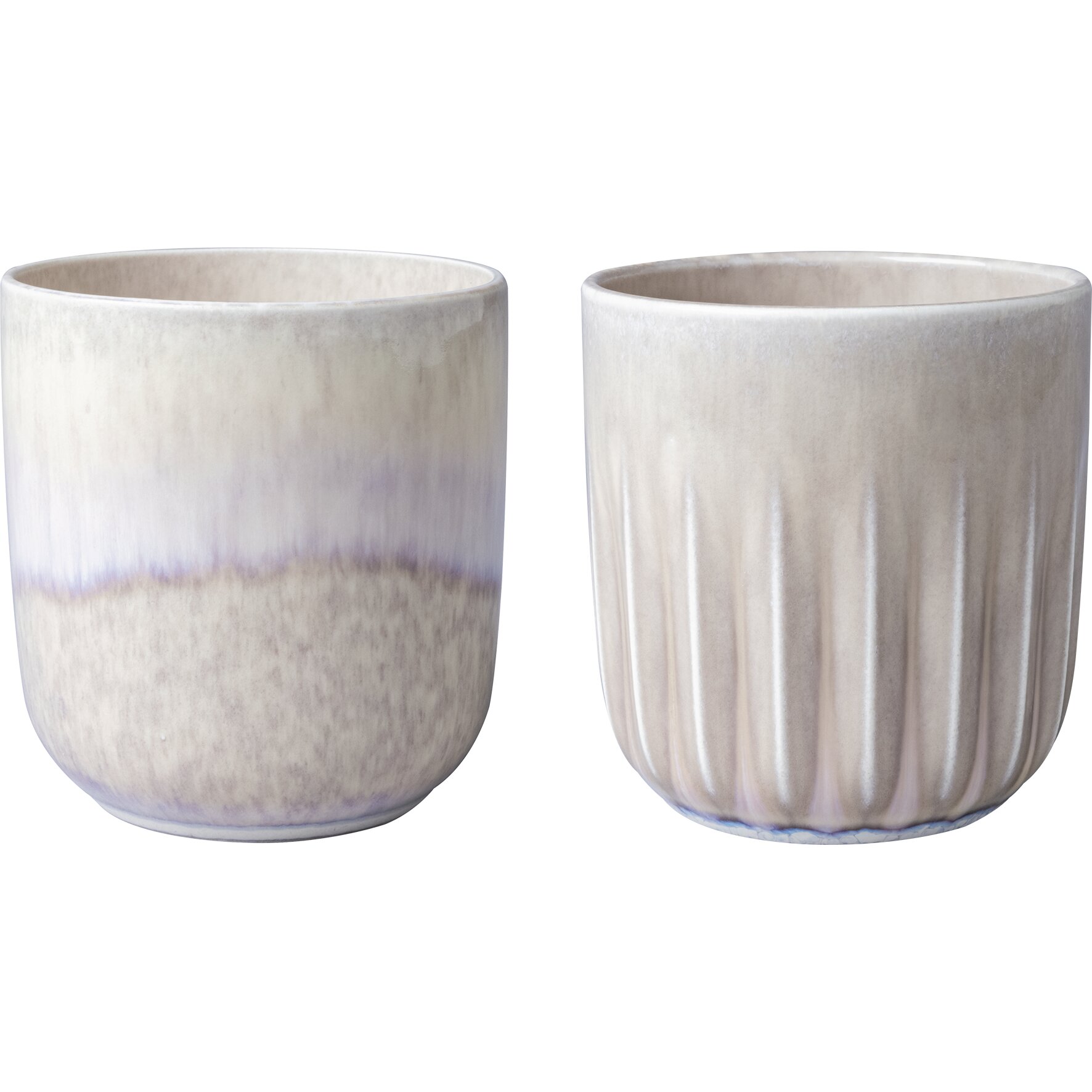 Perlemor Sand, Becher Set 2-tlg. Ø 85 mm / 0,29 l