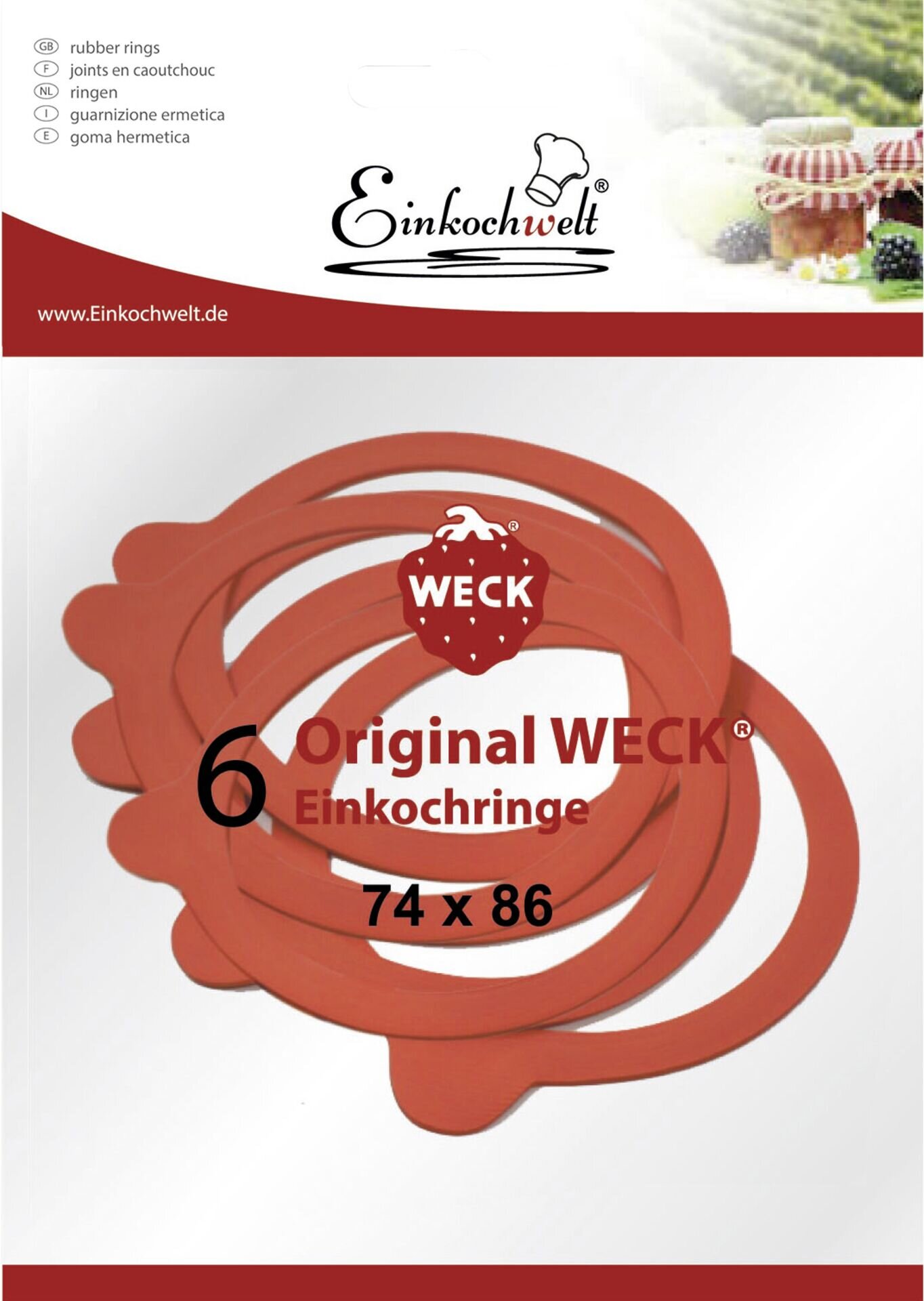 Einkochringe  8cm