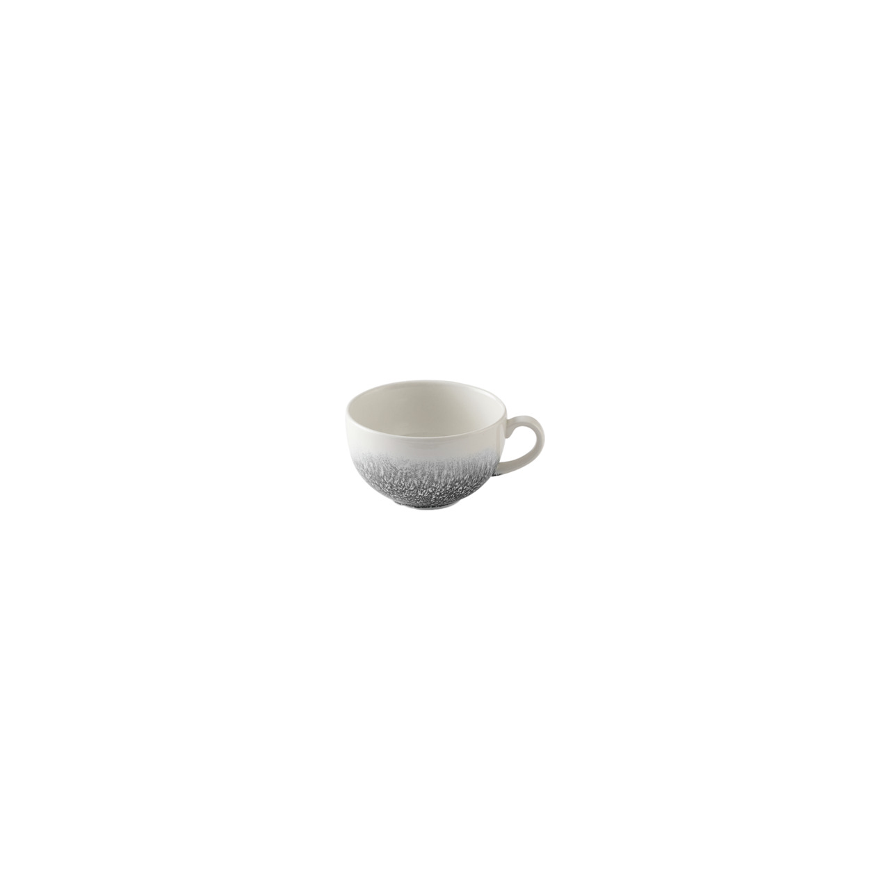 Studio Prints Raku, Cappuccino-Tasse 55 mm hoch / 0,23 l Quartz Black