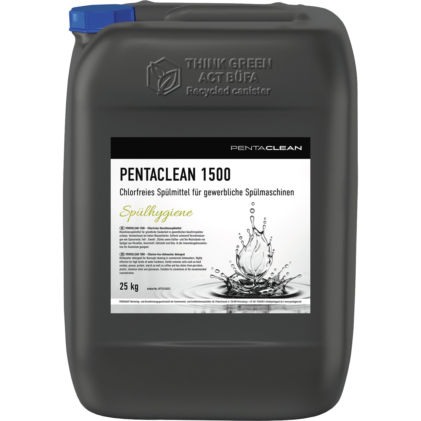 Geschirrspülmaschinenreiniger PENTACLEAN 1500 / 25,00 kg