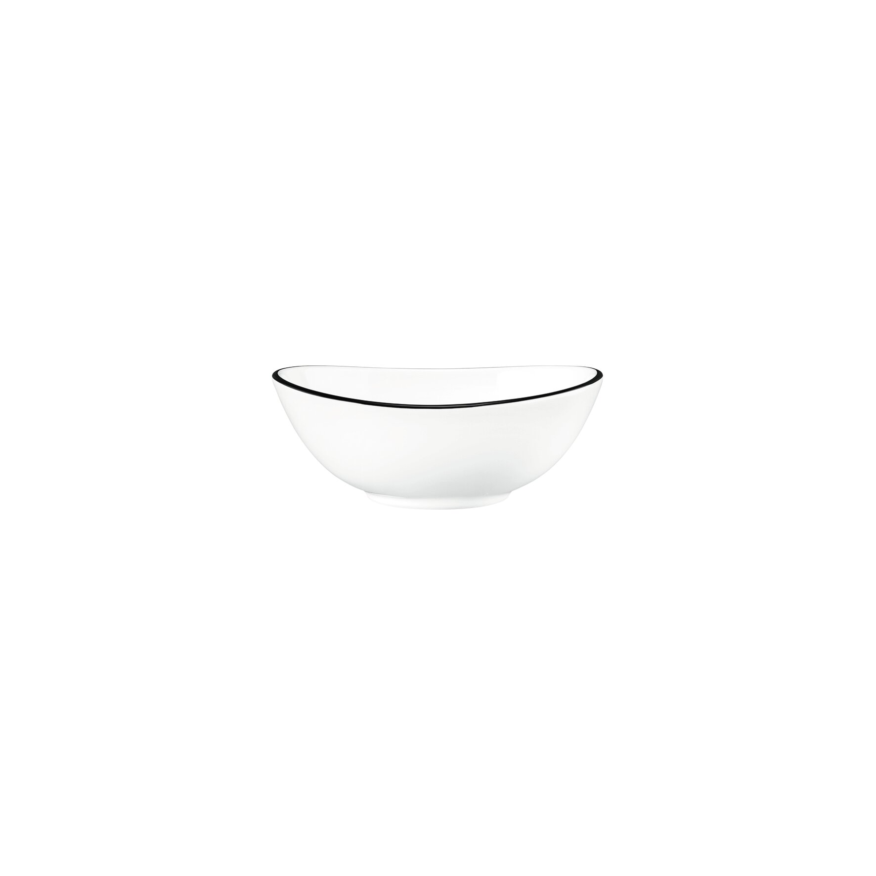Modern Life, Bowl oval 120 x 95 mm / 0,18 l Black Line