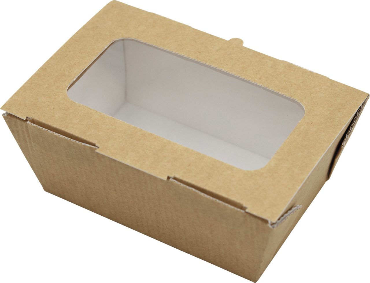 FoodBox mit Sichtfenster Größe S 125 x 80 x 60 mm / VE 210 Stück