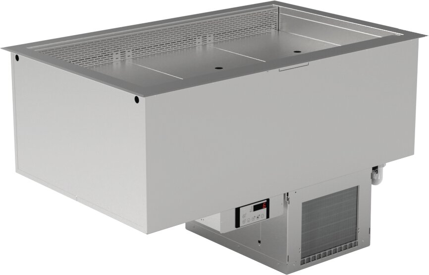 Umluft-Einbaukühlwanne steckerfertig / für 3 x GN 1/1