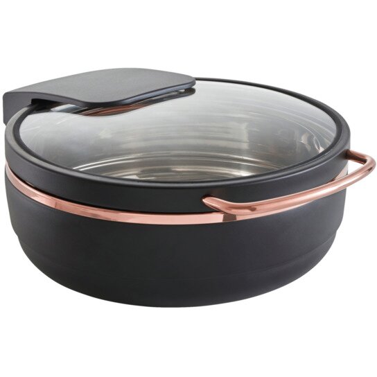 Chafing Dish Induction Plus rund ø 390 mm / schwarz / kupfer