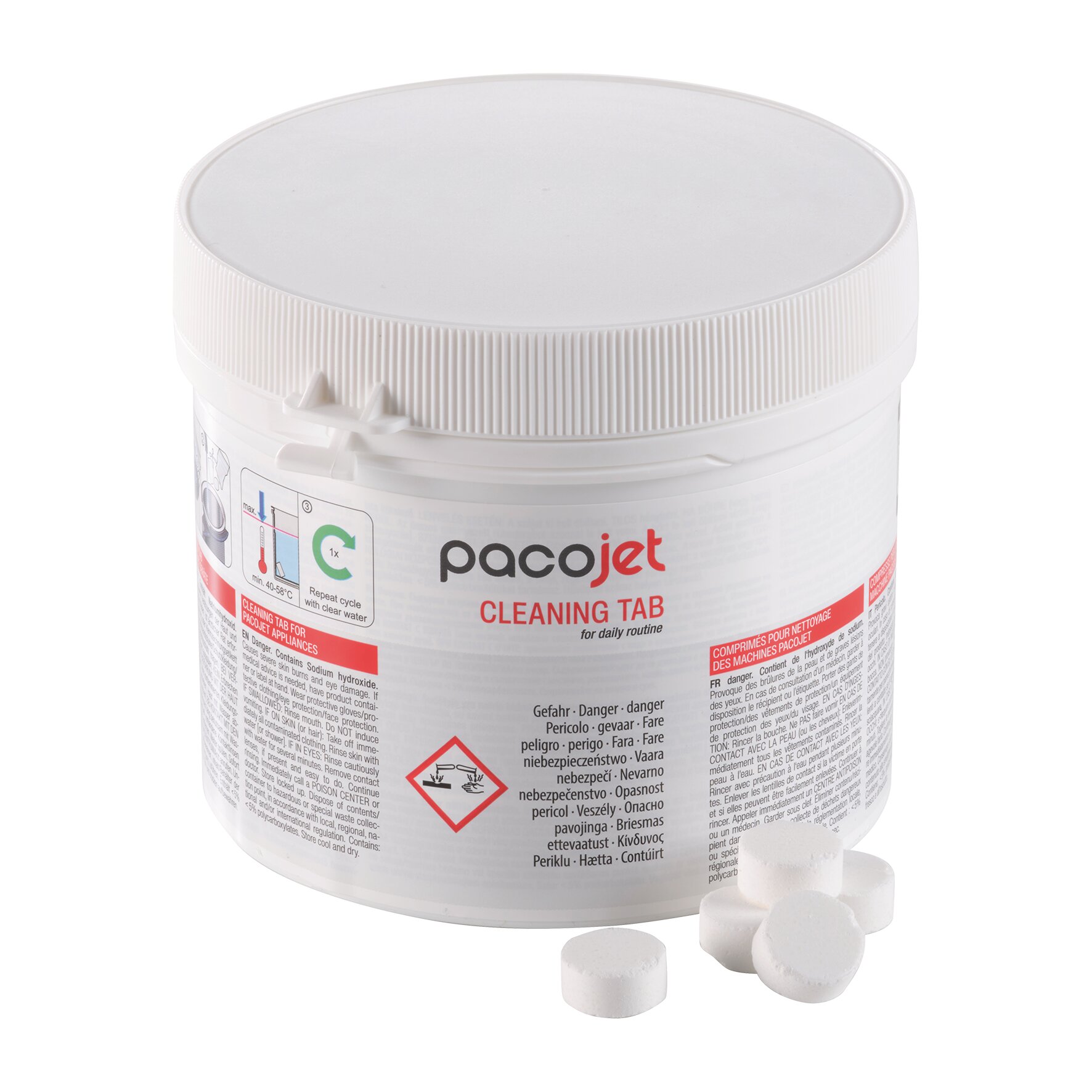 Pacojet Reinigungs-Tabs Karton / 12 x 60 Stück