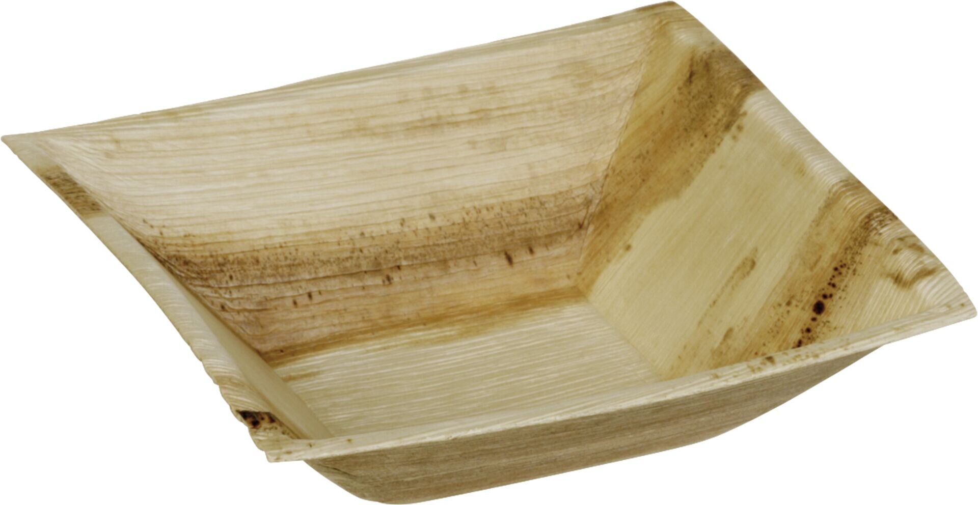 Schale/ Teller quadratisch "Palmblatt" tief