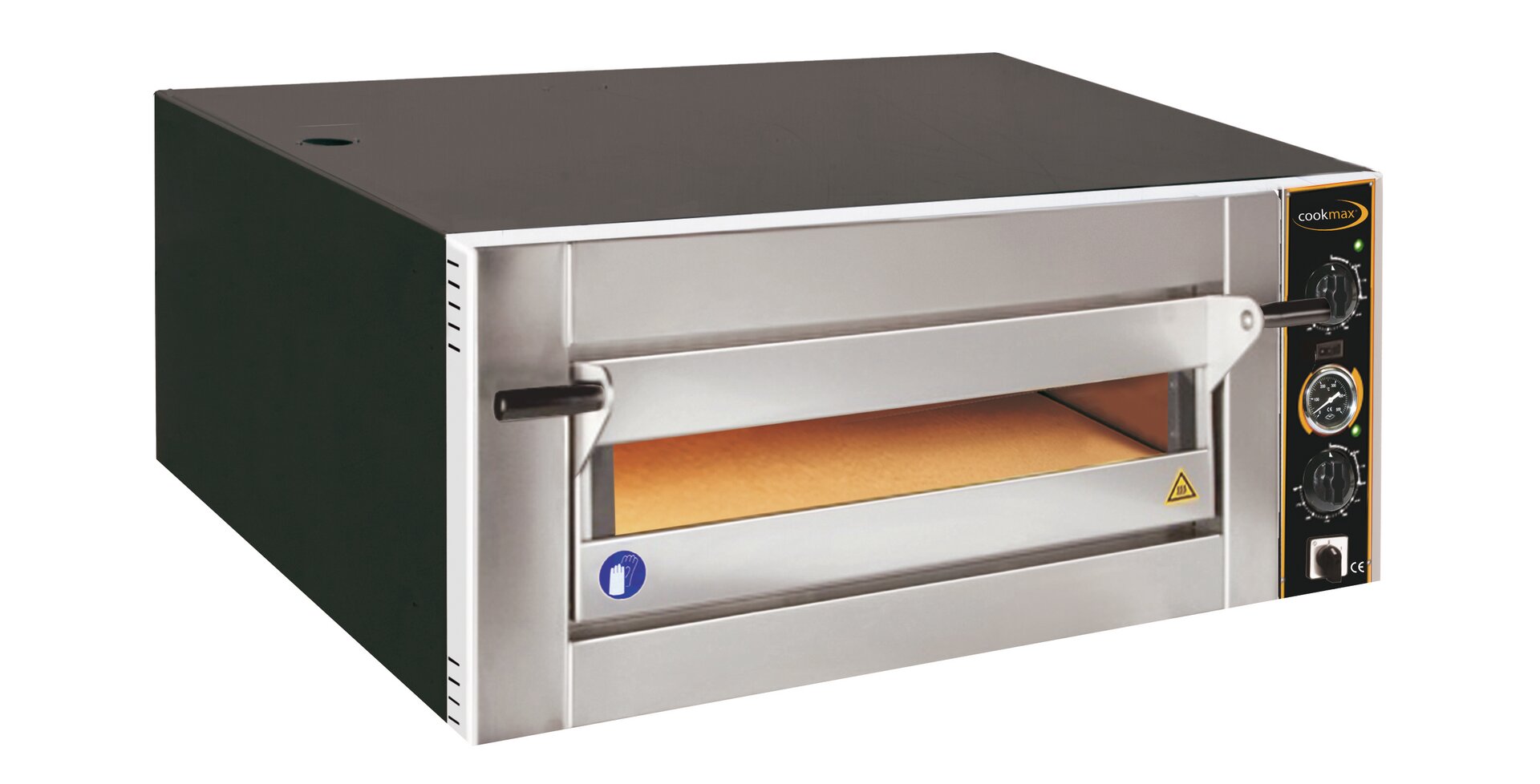 Pizzaofen, 1 Backkammer für 4 Pizzen ø 300 mm