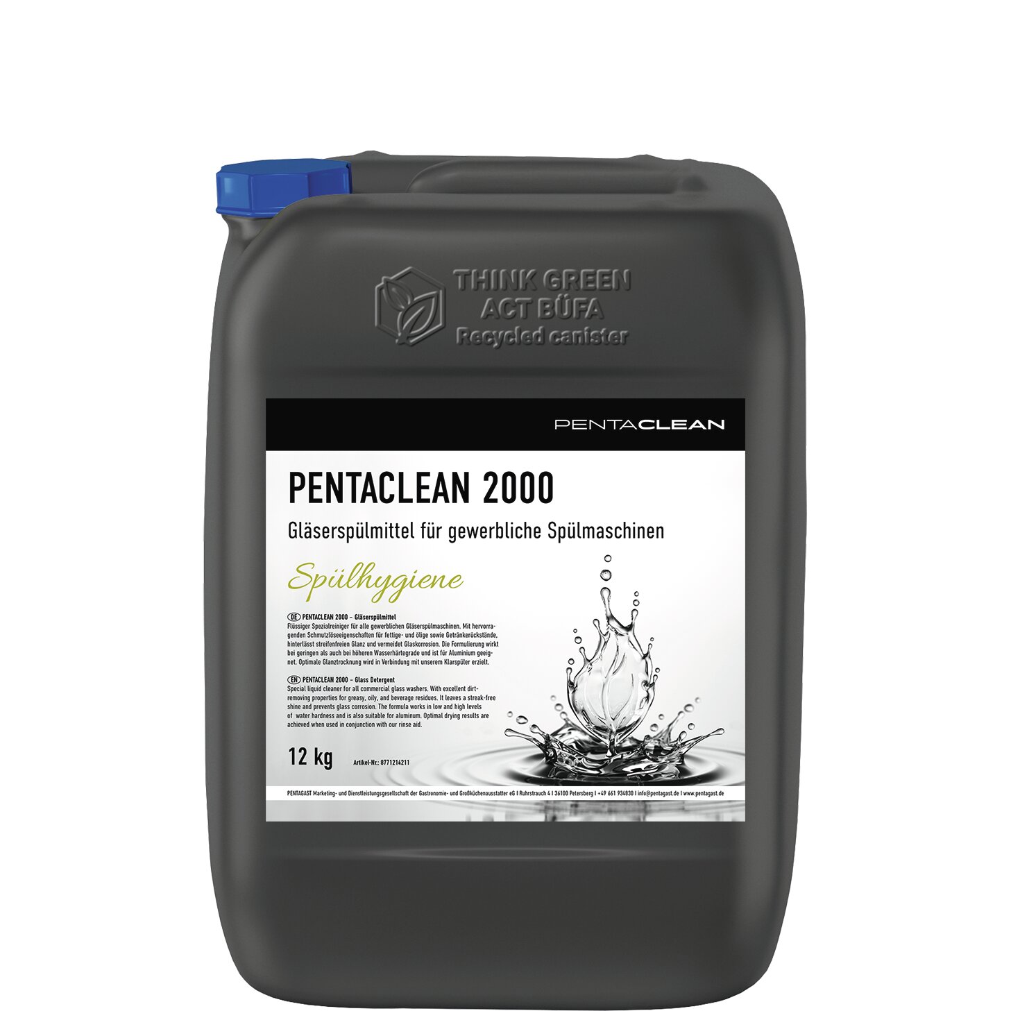 Gläserspülmaschinenreiniger PENTACLEAN 2000 / 12,00 kg