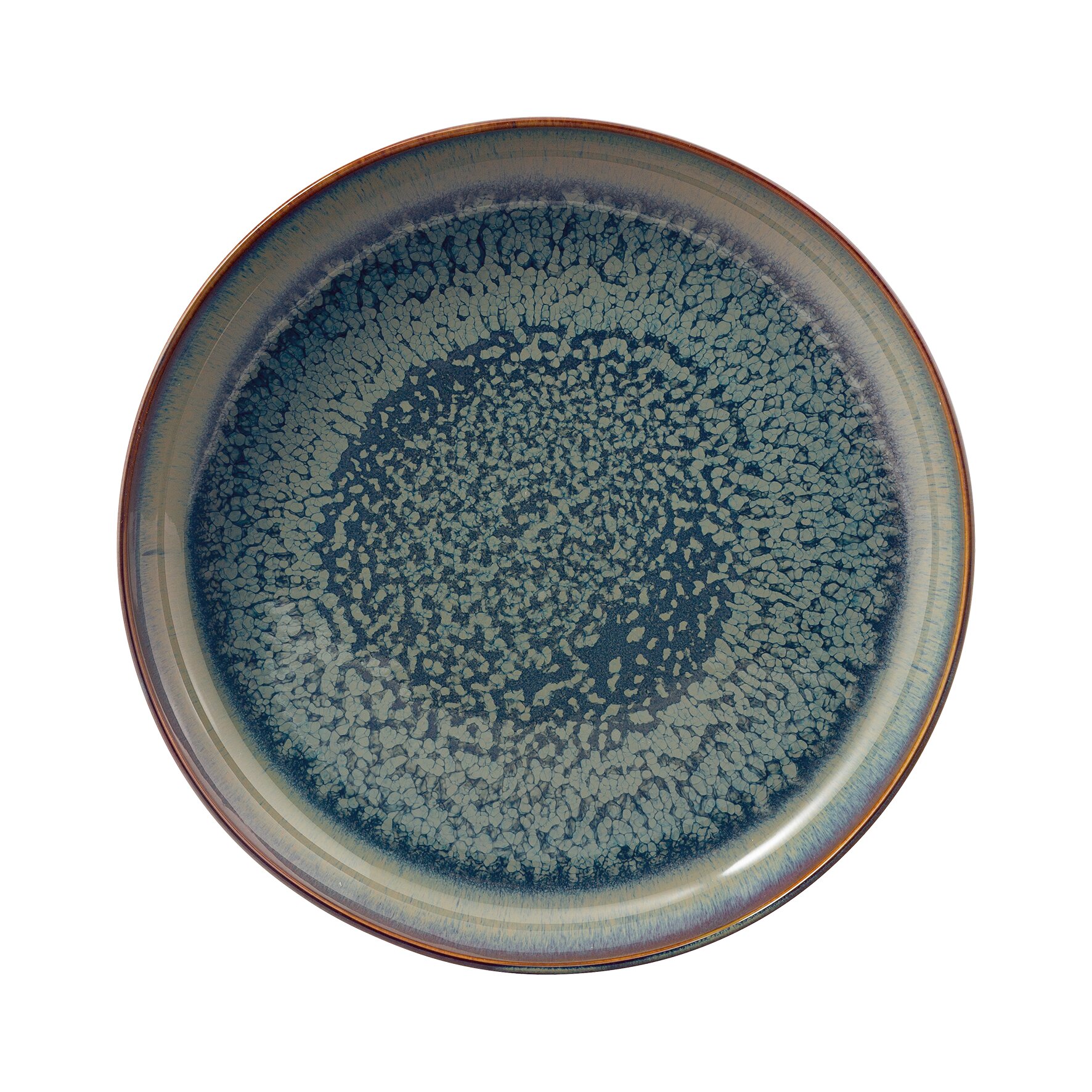 Crafted Breeze, Teller tief ø 218 mm / 0,45 l blau / braun