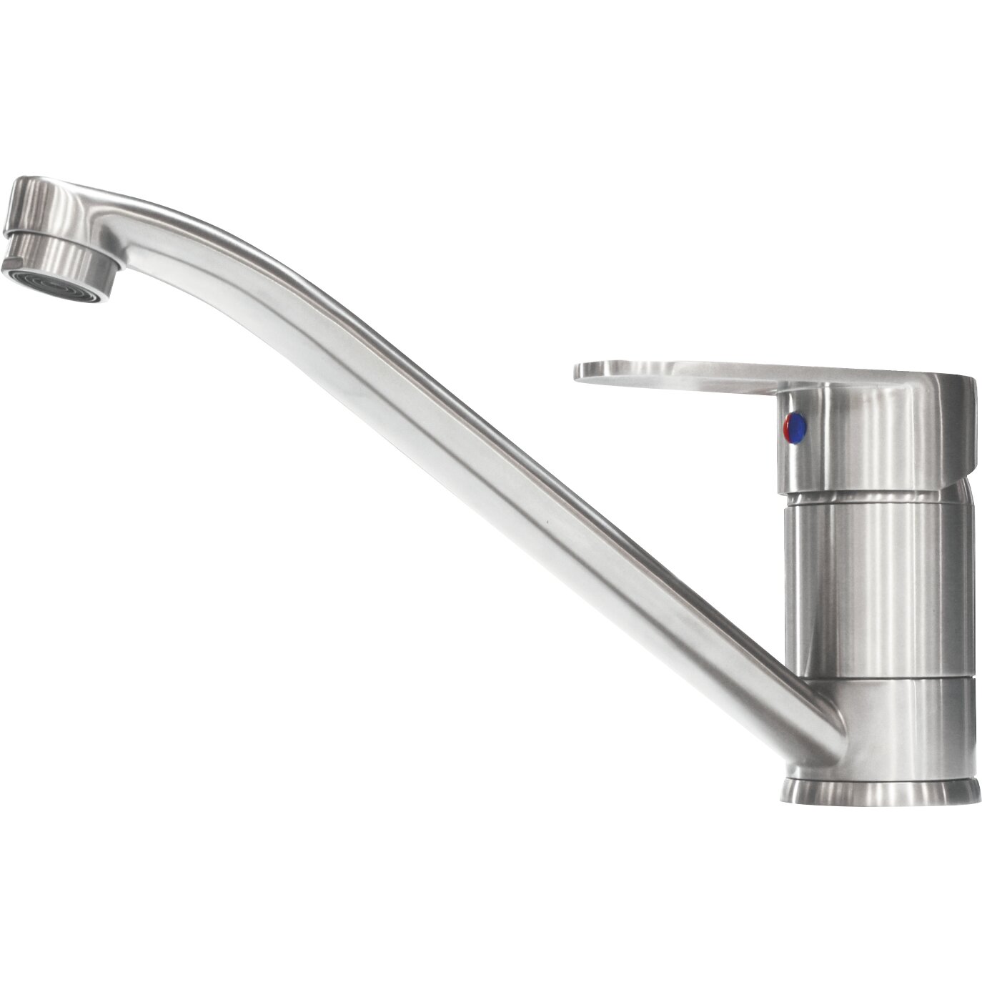 Einhebel-Einlochb. 1/2"/ langer Auslauf/ kurzer Hebel/Ausl. 220 mm/ Höhe 120 mm