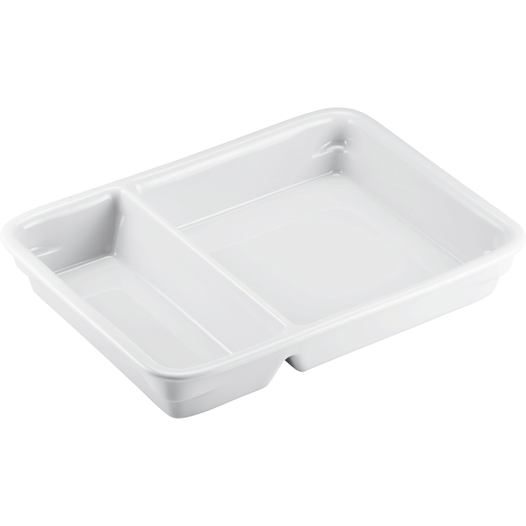 Schale 2/3 : 1/3 geteilt 235 x 175 x 40 mm