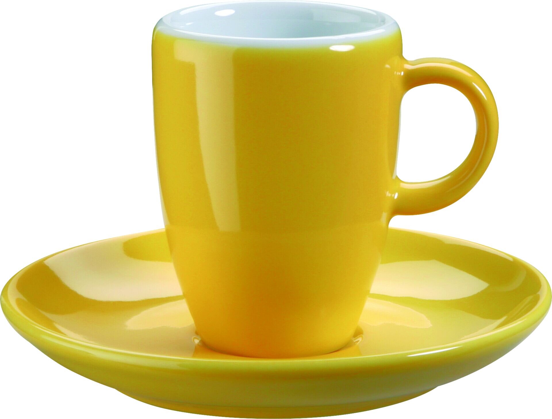 Espressotasse obere gelb