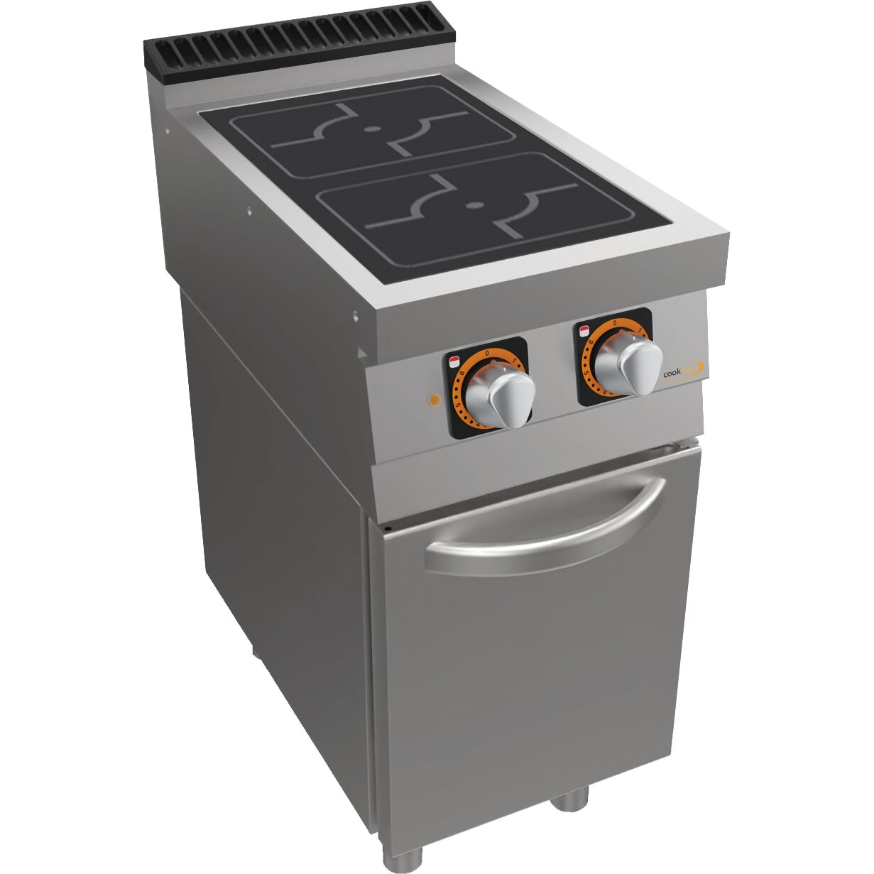 Induktionsherd, 2 Zonen, Unterbau mit Tür