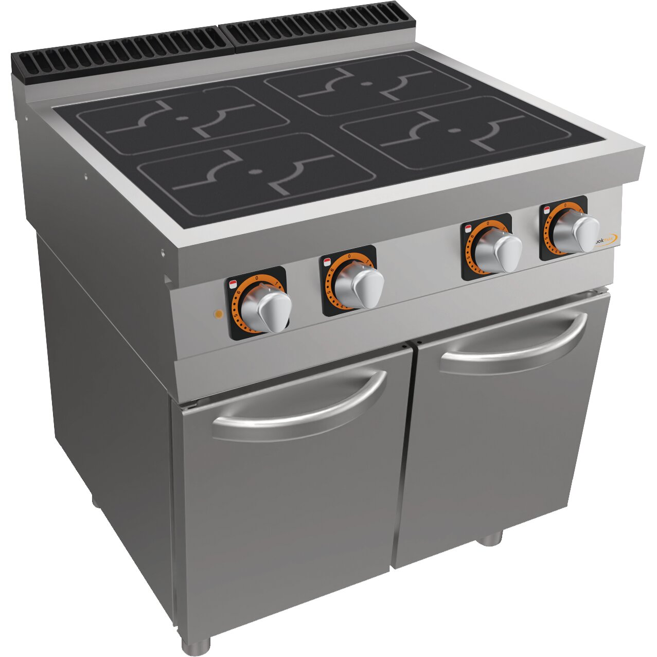 Induktionsherd, 4 Zonen, Unterbau mit Türen