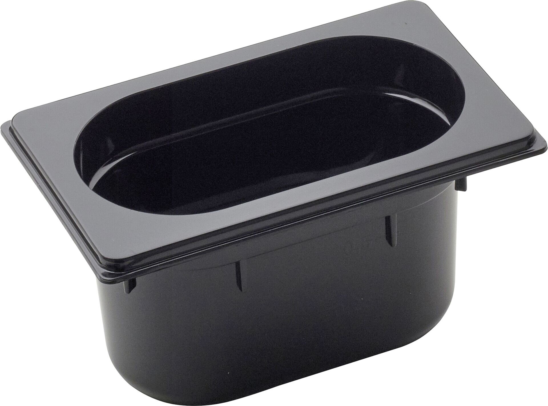 GN Behälter 1/9 Polycarbonat schwarz T: 100mm