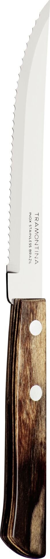 Steak-/Pizzabesteck "Churrasco" Messer L: 21cm braun