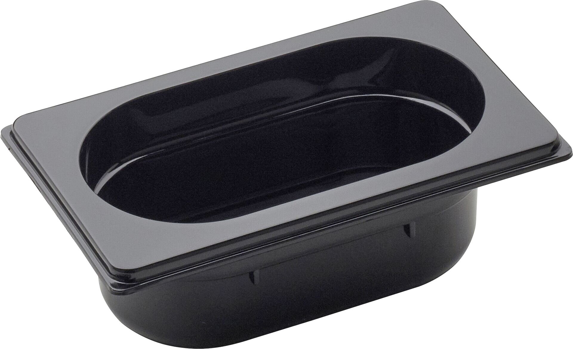 GN Behälter 1/9 Polycarbonat schwarz T: 65mm