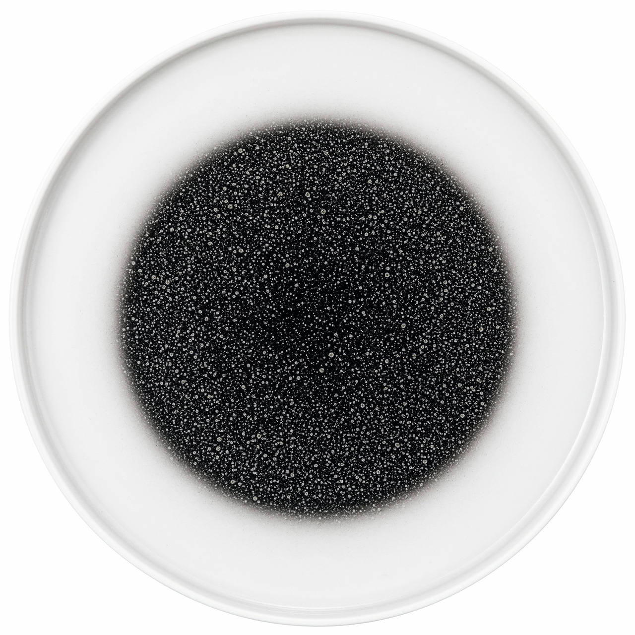 Good Mood, Teller flach ø 301 mm intense spotted black