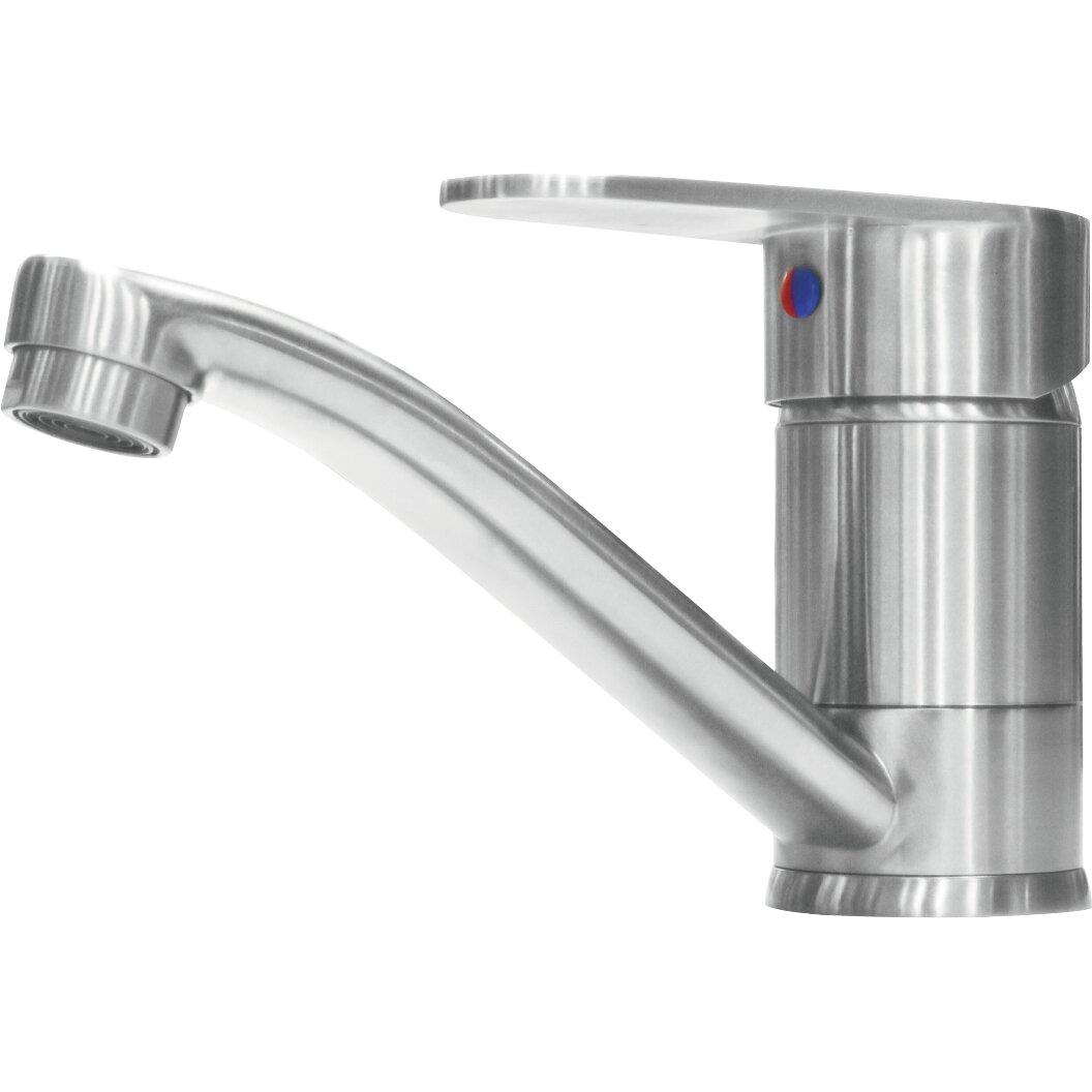 Einhebel-Einlochb. 1/2"/ kurzer Auslauf/kurzer Hebel/Ausl.140 mm/Höhe 60 mm