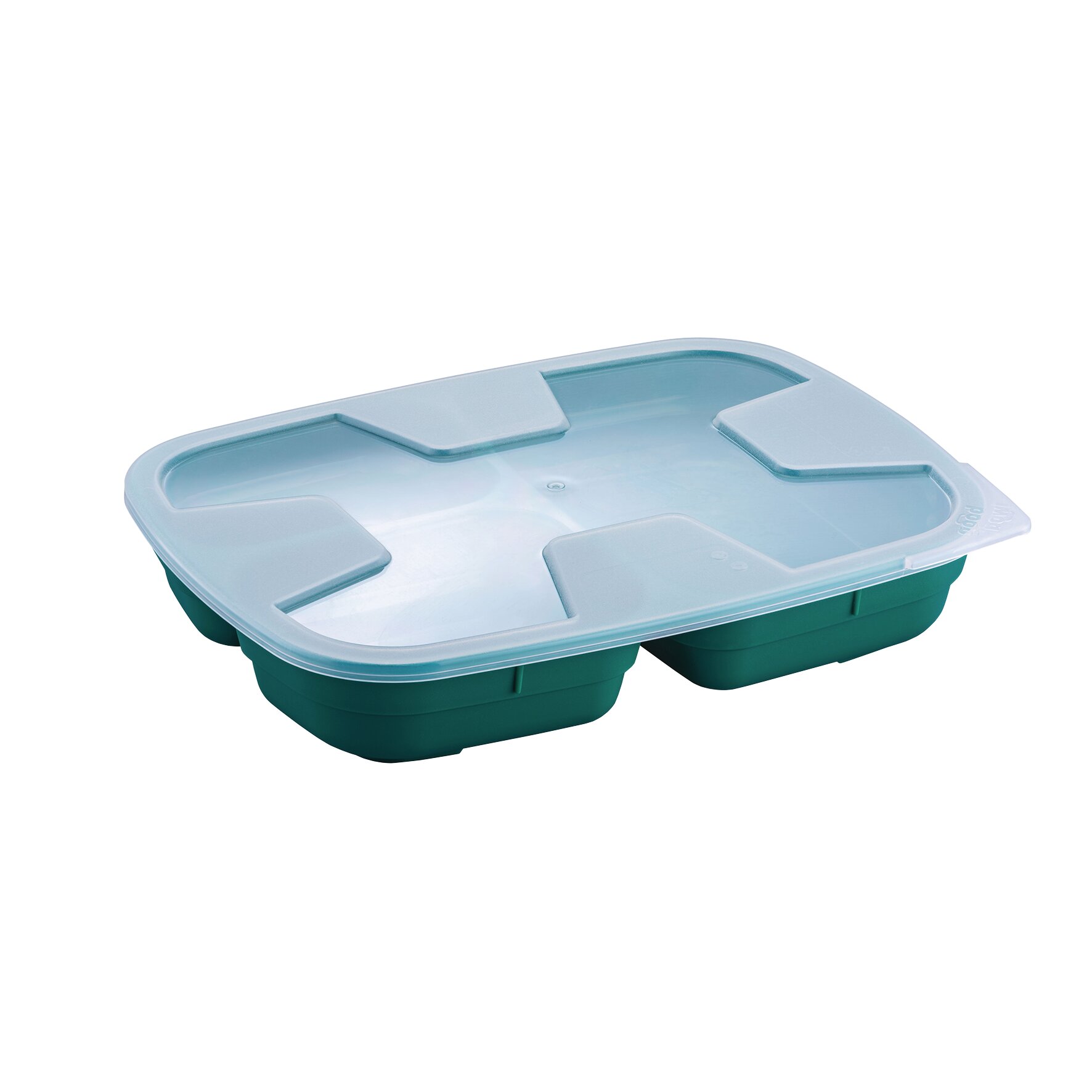 GoodBowl Trio 5er Set 0,58 l + 2 x 0,22 l / 247 x 185 x 51 mm grün