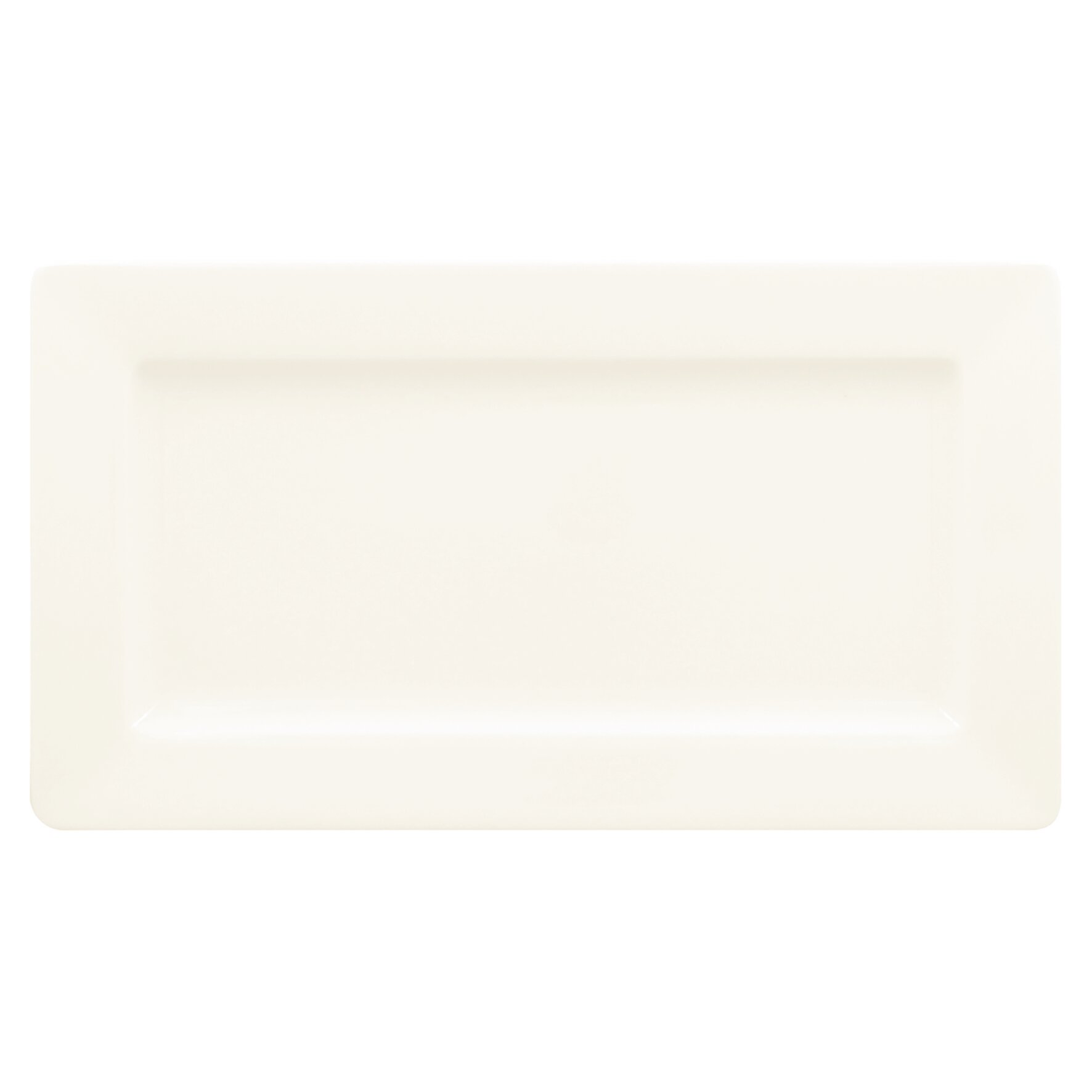 Core, Platte breit rechteckig 295 x 165 mm Ivoris weiß