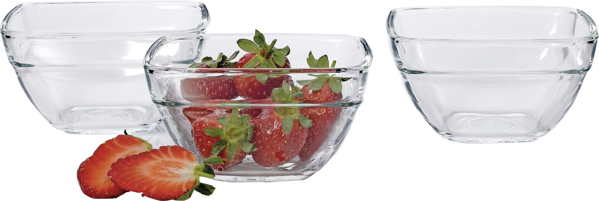 Glasschale „Manhattan"