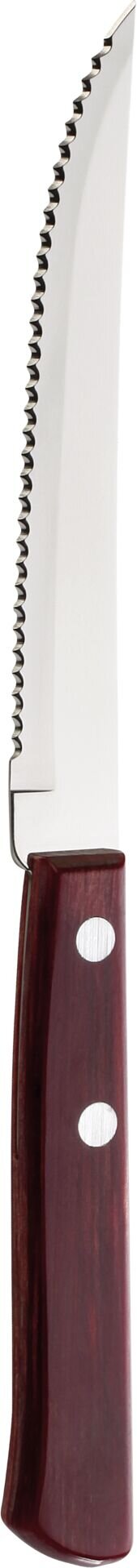 Steak-/Pizzabesteck "Churrasco" Messer L: 21cm mahagoni