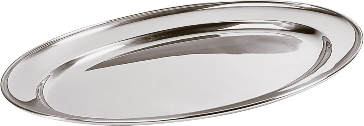 Bratenplatte/Servierplatte oval 25x18cm
