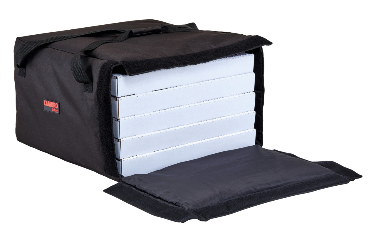 Pizza-Transporttasche Go Bag, schwarz, für 2 x 457 mm Pizzaschachteln