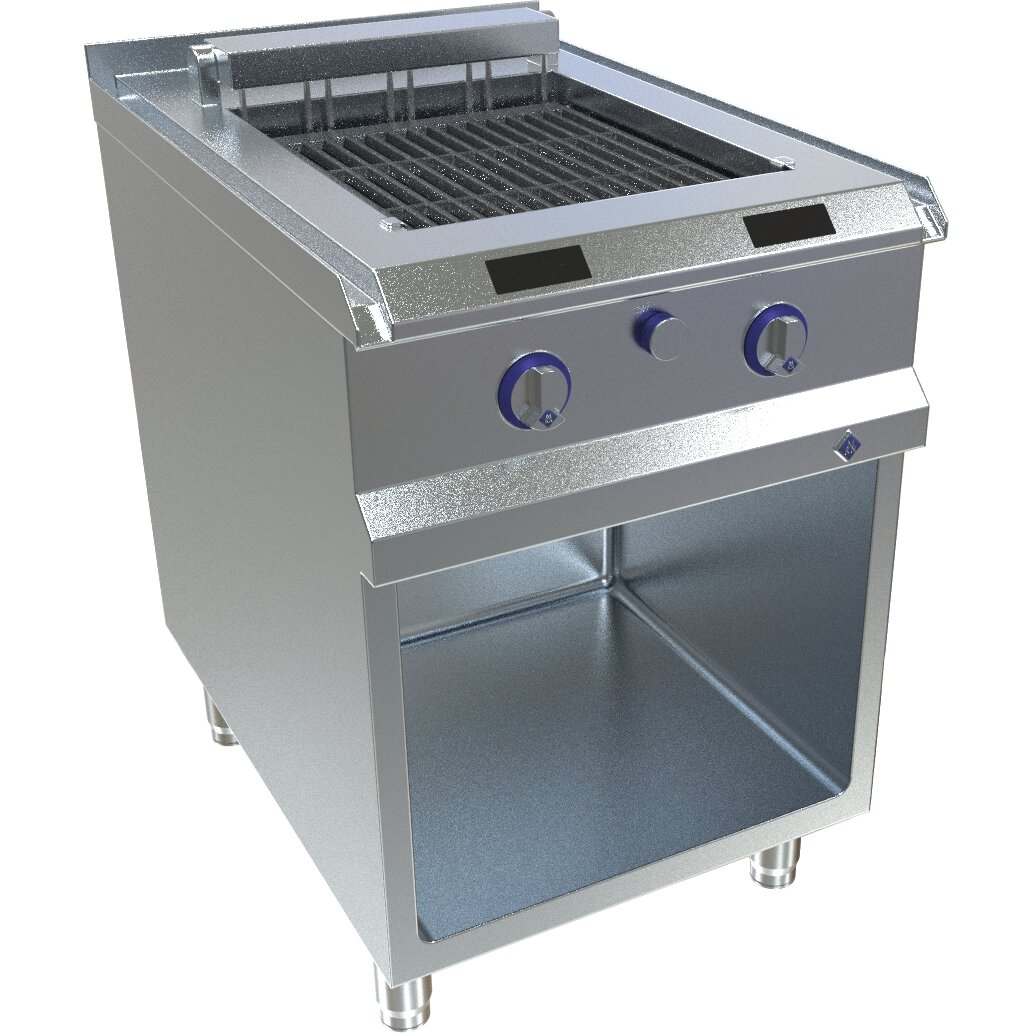 Elektro-Infra-Grill Gr.1 / 2 Heizzonen / Grillfäche 380 x 470 mm /autom. Wasserb.