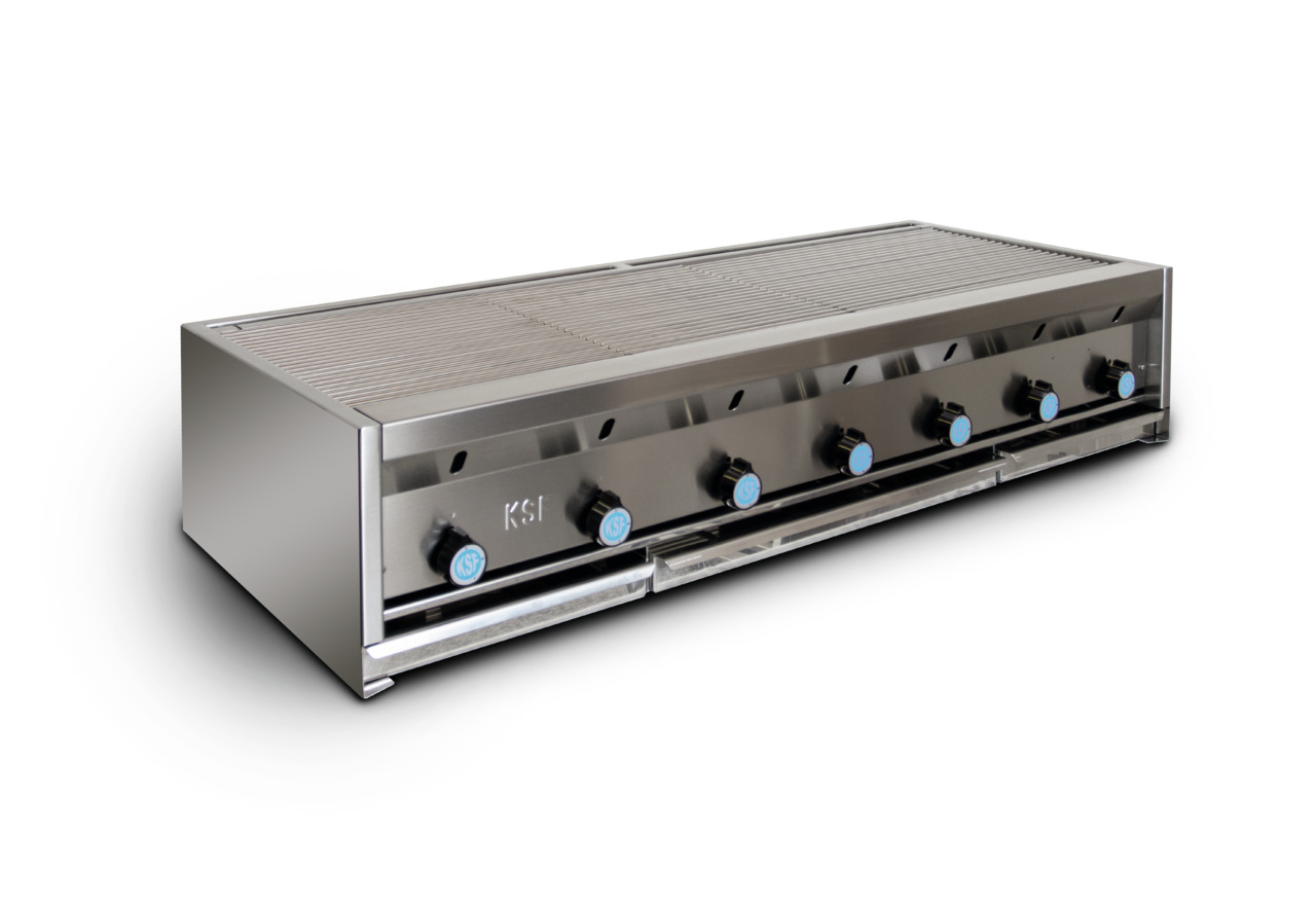 Elektro-Gastrobräter / -grill / 13 Heizzone / 1400 x 435 mm