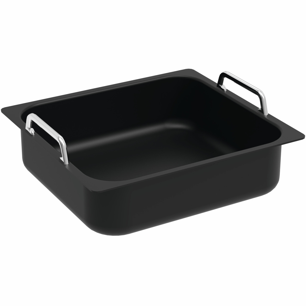 GN-Kochtopf GN 2/3 7,00 l / 100 mm tief mit Griffen + beschichtet