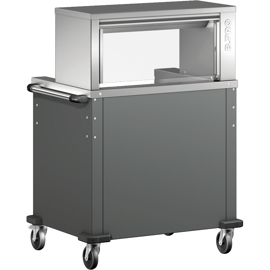 Frontcooking-Station BC-I-flex 1 to go / 2 Heizzonen / mit Edelstahl-Rollen