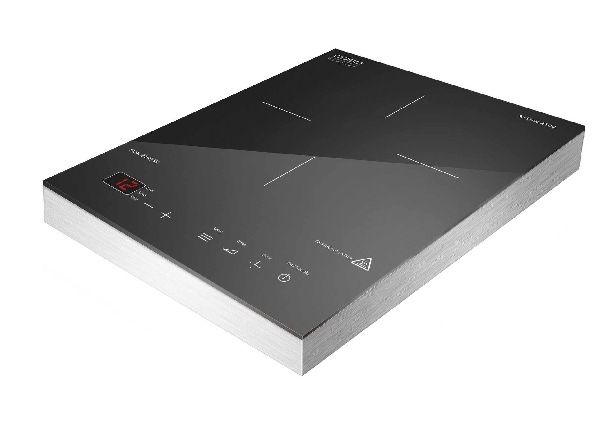 Induktions-Kochfläche, 2,10 kW / 275 x 355 x 58 mm